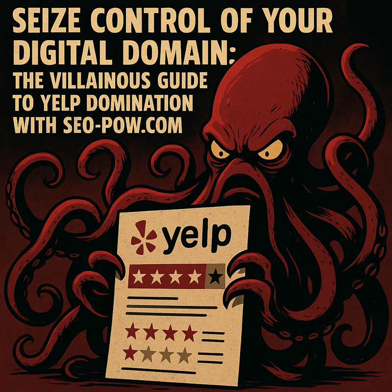 Read more about the article Seize Control of Your Digital Domain: The Villainous Guide to Yelp Domination