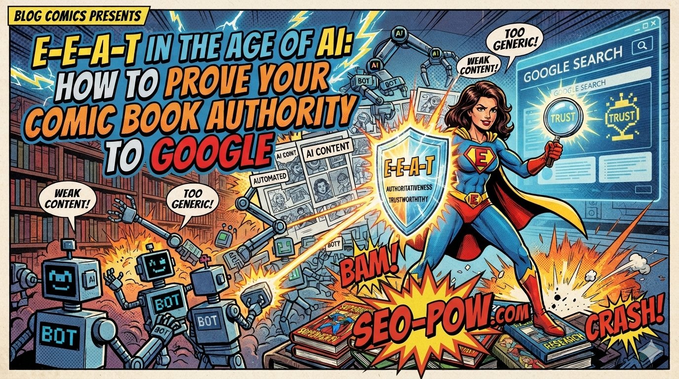 E-E-A-T in the Age of AI How to Prove Your Comic Book Authority to Google - SEO-POW